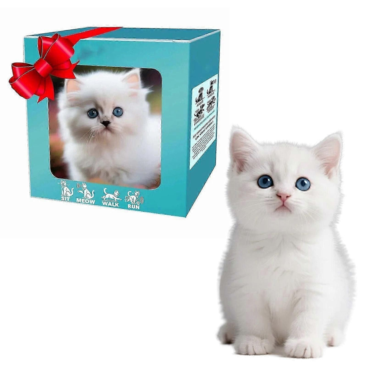New Interactive Robot Kitten Plush Toy For Kids - Soft Robotic Cat With Fun Activities For Children