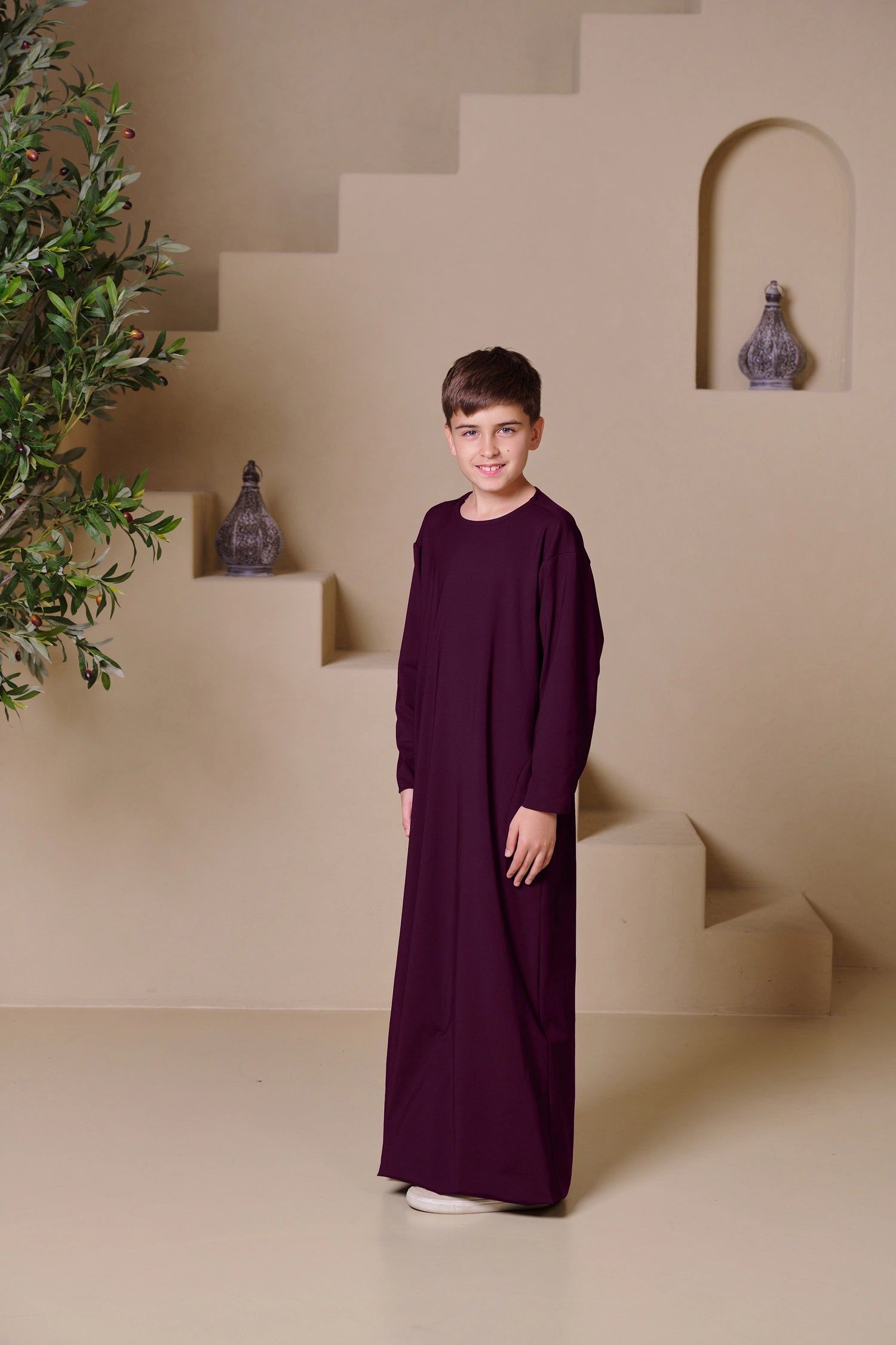 RAYAN Junior Kandura - Maroon