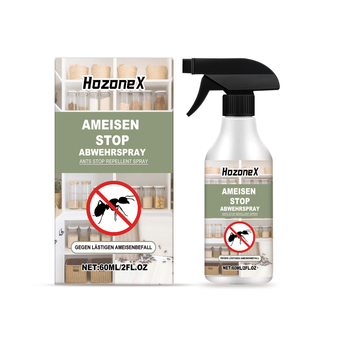 Ant Repellent Spray, Household Cleaning, Eco-Friendly, Pest Control, Safe & Effective ,60ml