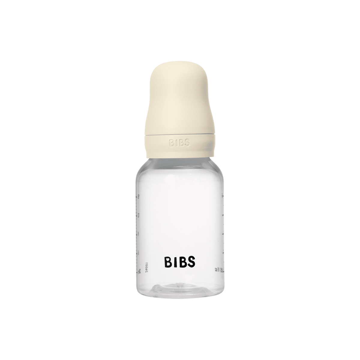 BIBS Baby Bottle with Round Latex Nipple – 150 ml Slow Flow | Ivory