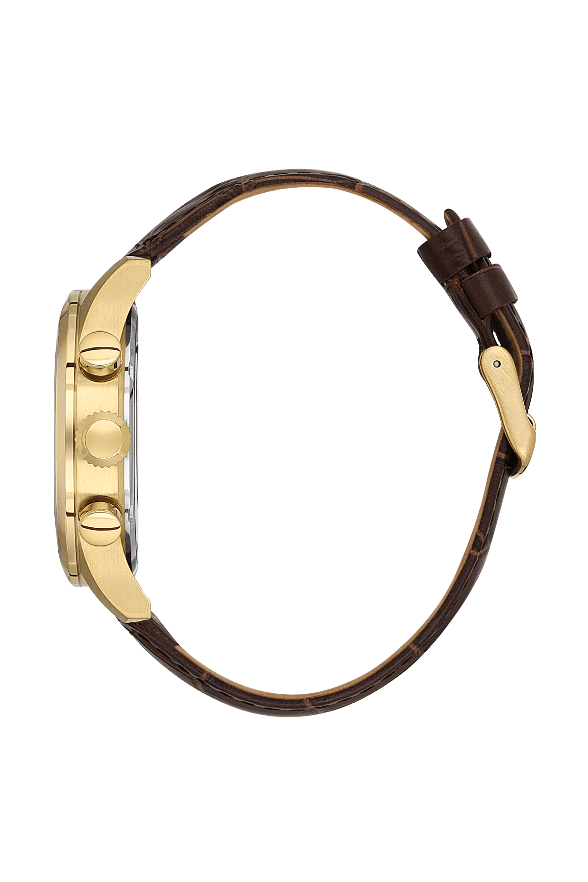 Santa Barbara Polo & Racquet Club Green Dial & Brown Leather Band Mens Watch, SB.1.10551-5