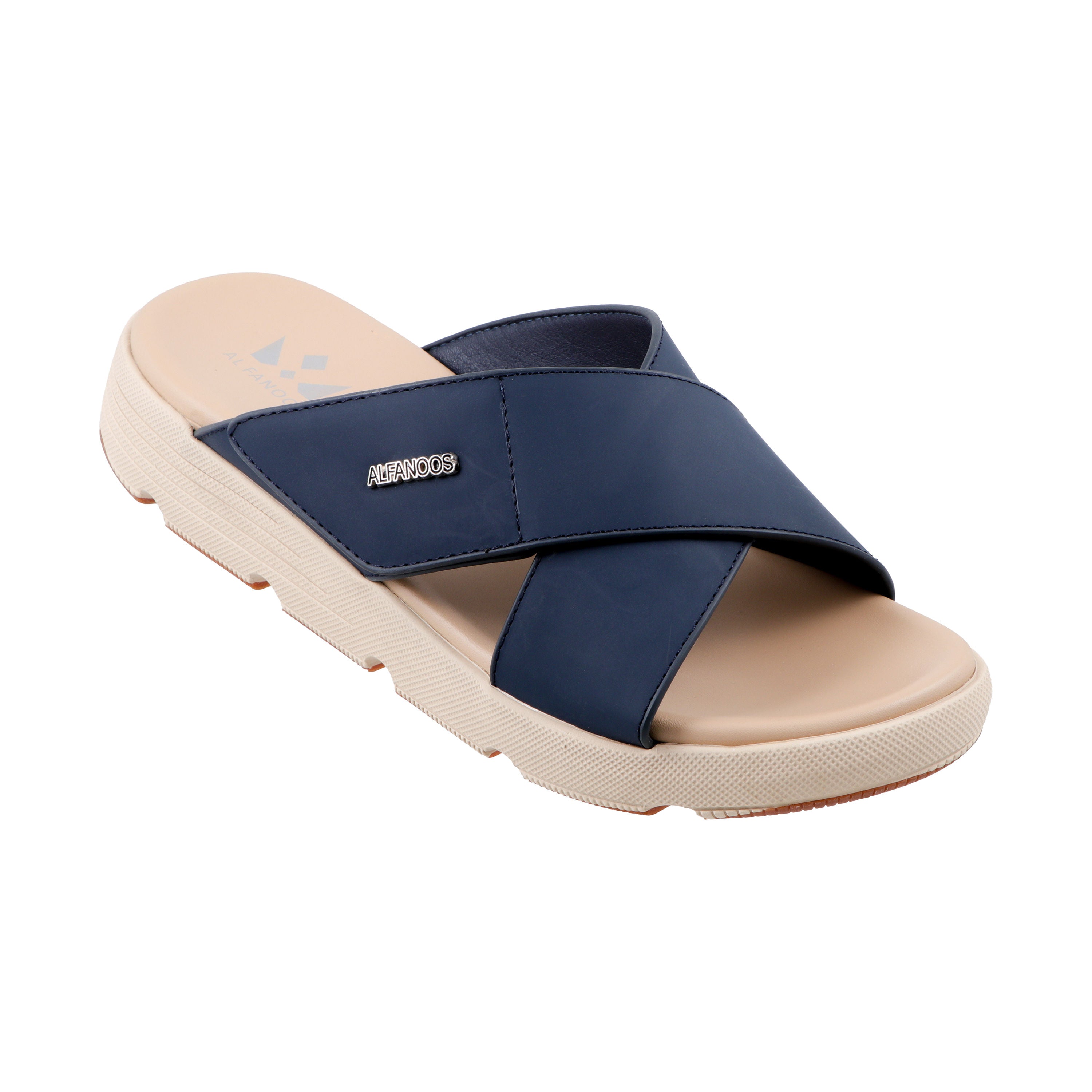 AL FANOOS Men's Medicated Sandals with Microfiber Upper, PU Foam Insole & EVA-TPR Sole