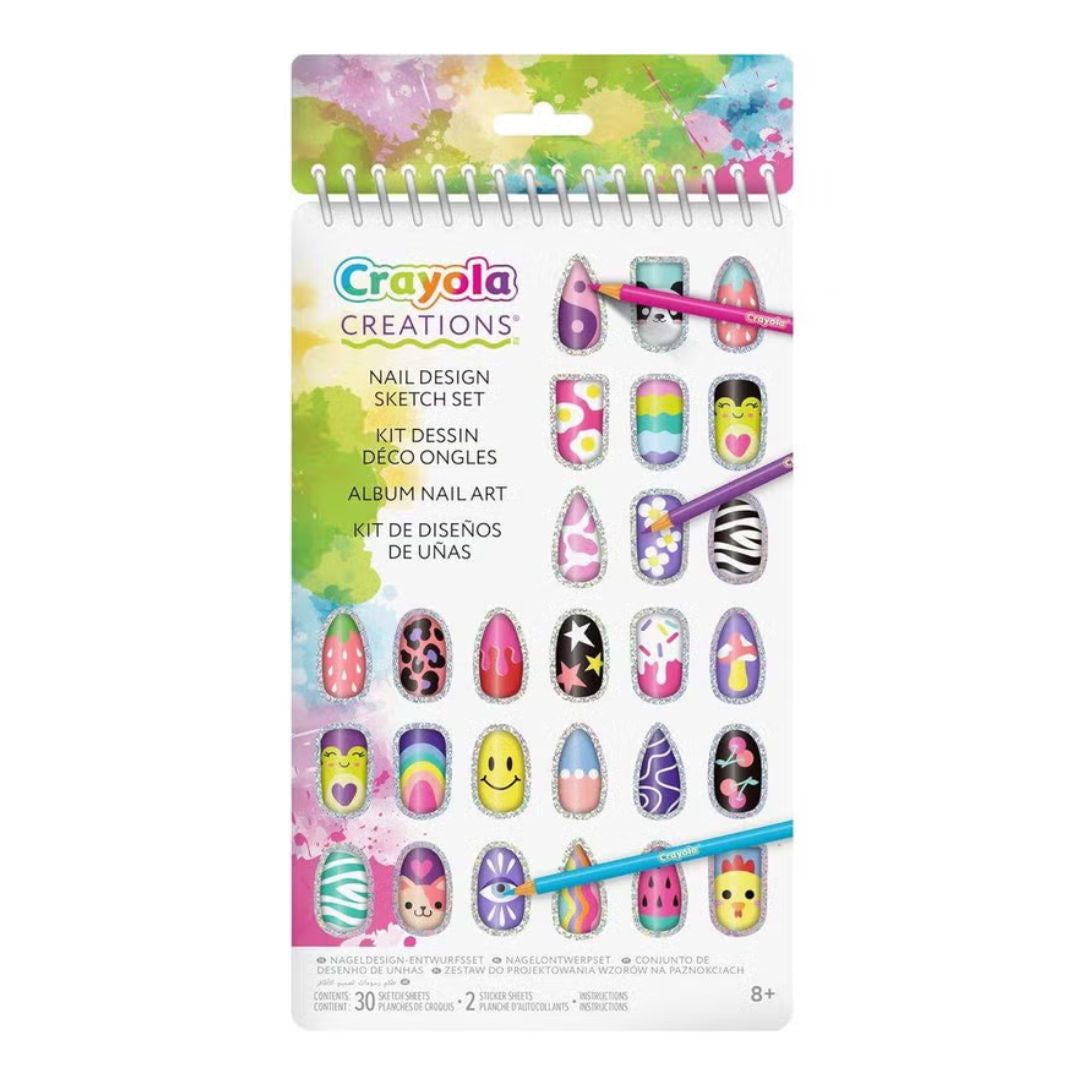 Crayola CREATIONS Nail Design Sketch Set