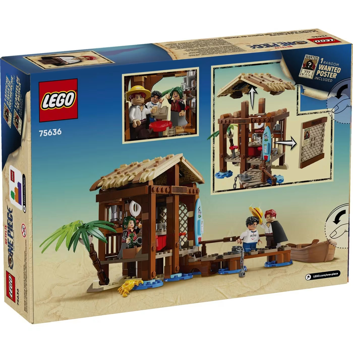 LEGO ONE PIECE Windmill Village Hut Building Set for Ages 8+, 299 Pieces