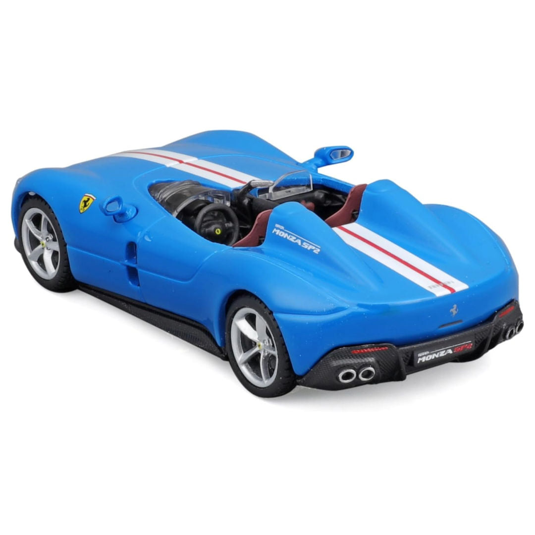 Bburago Signature Ferrari Monza SP2 Die-cast Car Blue 1:43, 14+ years