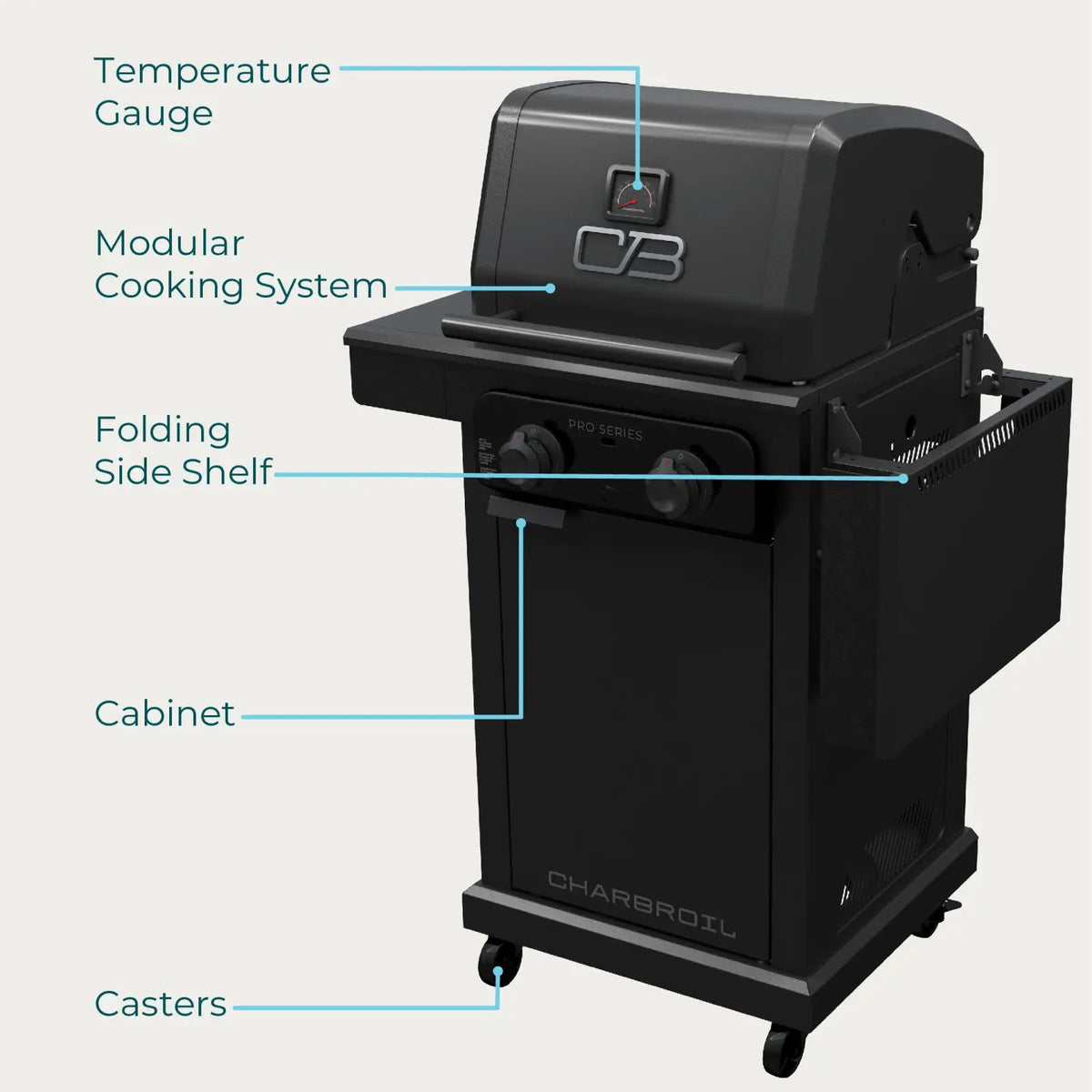Char-Broil Pro Series 2-Burner Gas Grill, Model 463676724