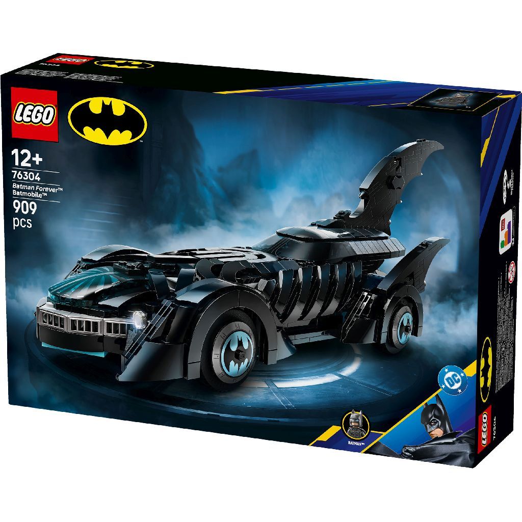 LEGO DC Batman Batman Forever Batmobile Building Set for Ages 12+, 909 Pieces