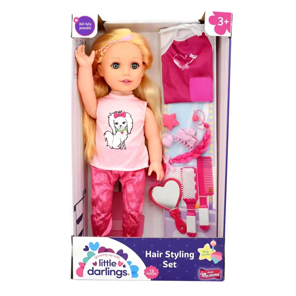 Baby Maziuna Hair Styling Doll Set, 46cm, 3+ Years
