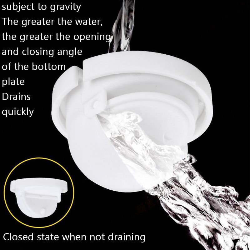 Washbasin Water Pipe H Black Round Surface Bounce Universal H Black Round Surface Bounce Universal
