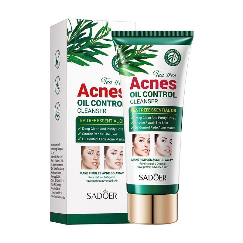 Tea Tree Facial Cleanser Deep Pore Cleansing Face Wash - SD49853