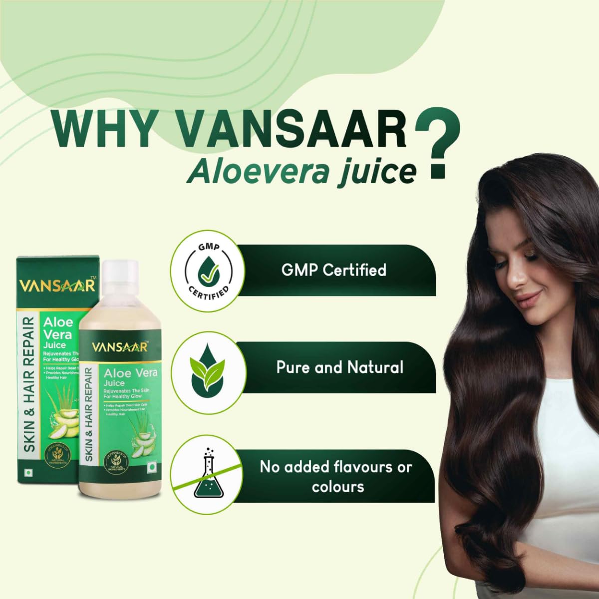 Vansaar Aloe Vera Juice 1 L