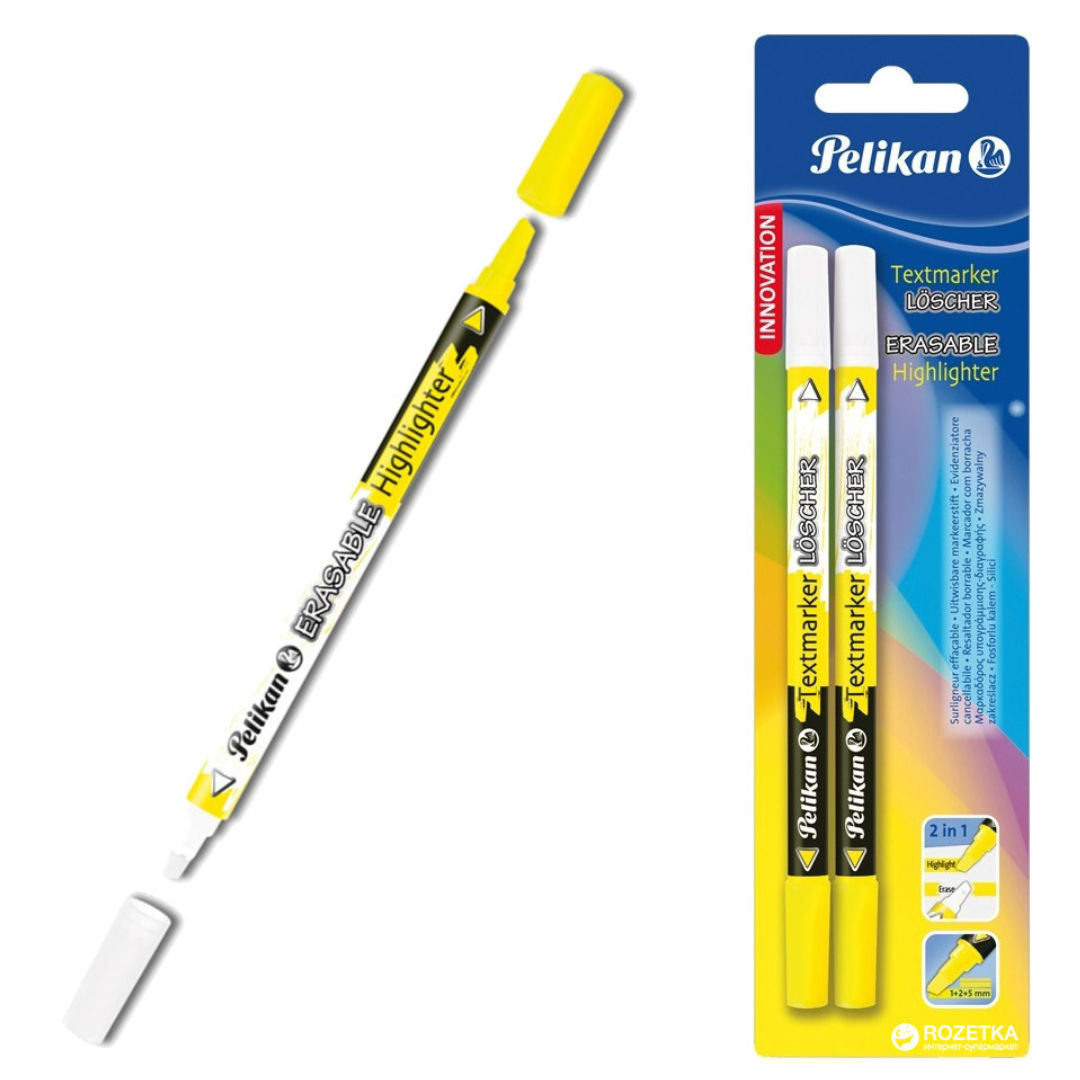 Pelikan 456, 2 In 1 Erasable Highlighter, 931428