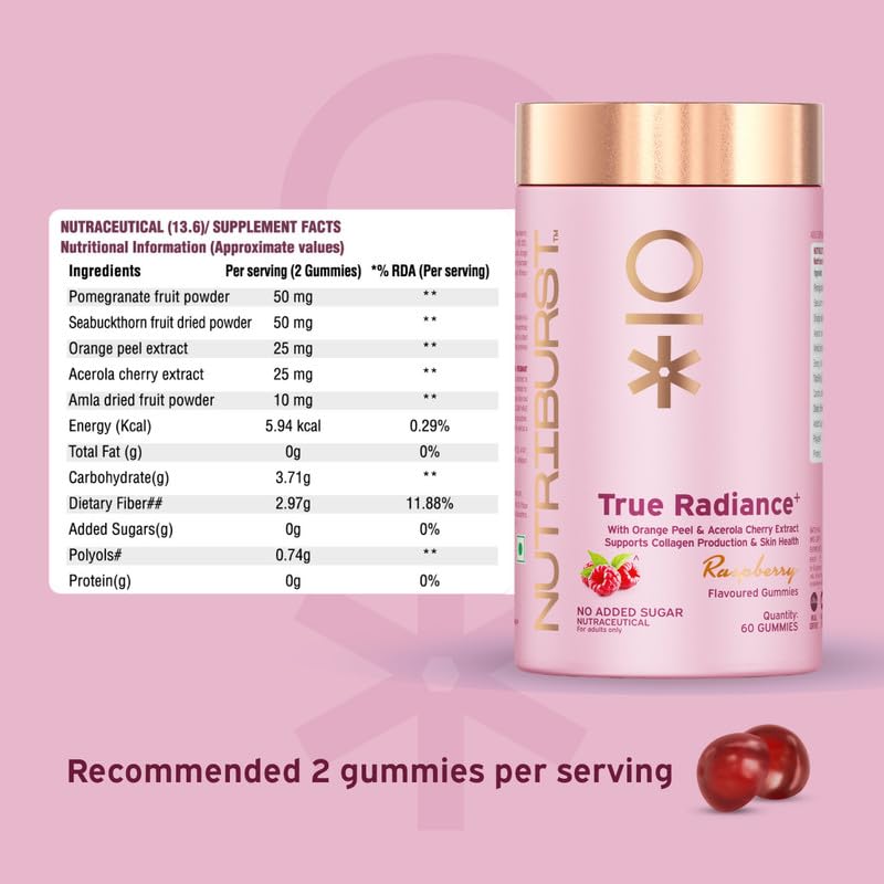 Nutriburst Daily Nutrition True Radiance 60 Gummies