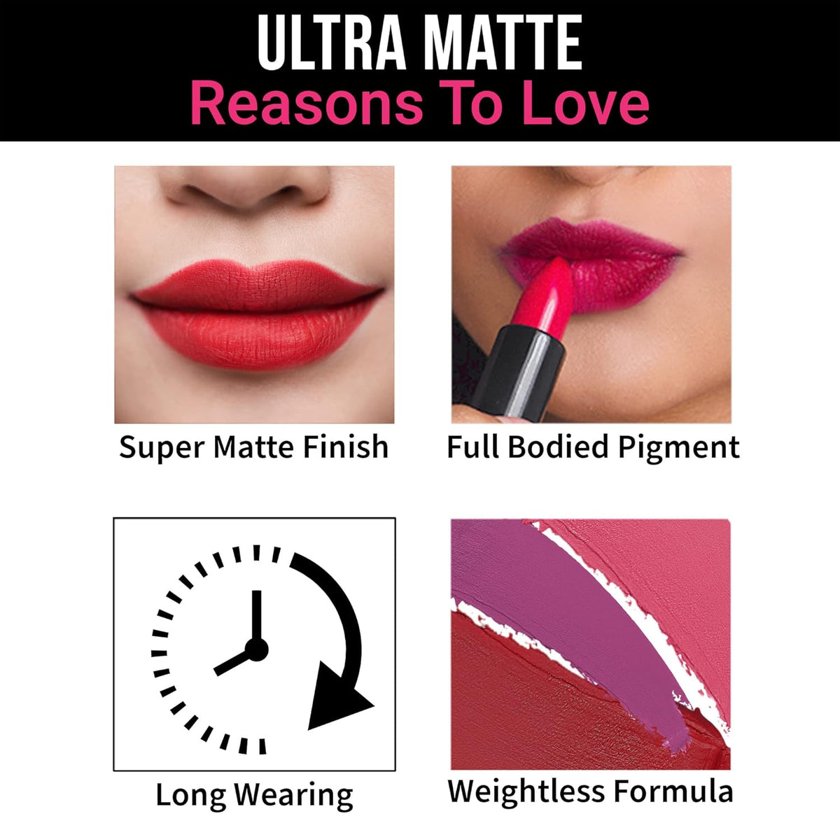 Nykaa Ultra Matte Lipstick Helen 01