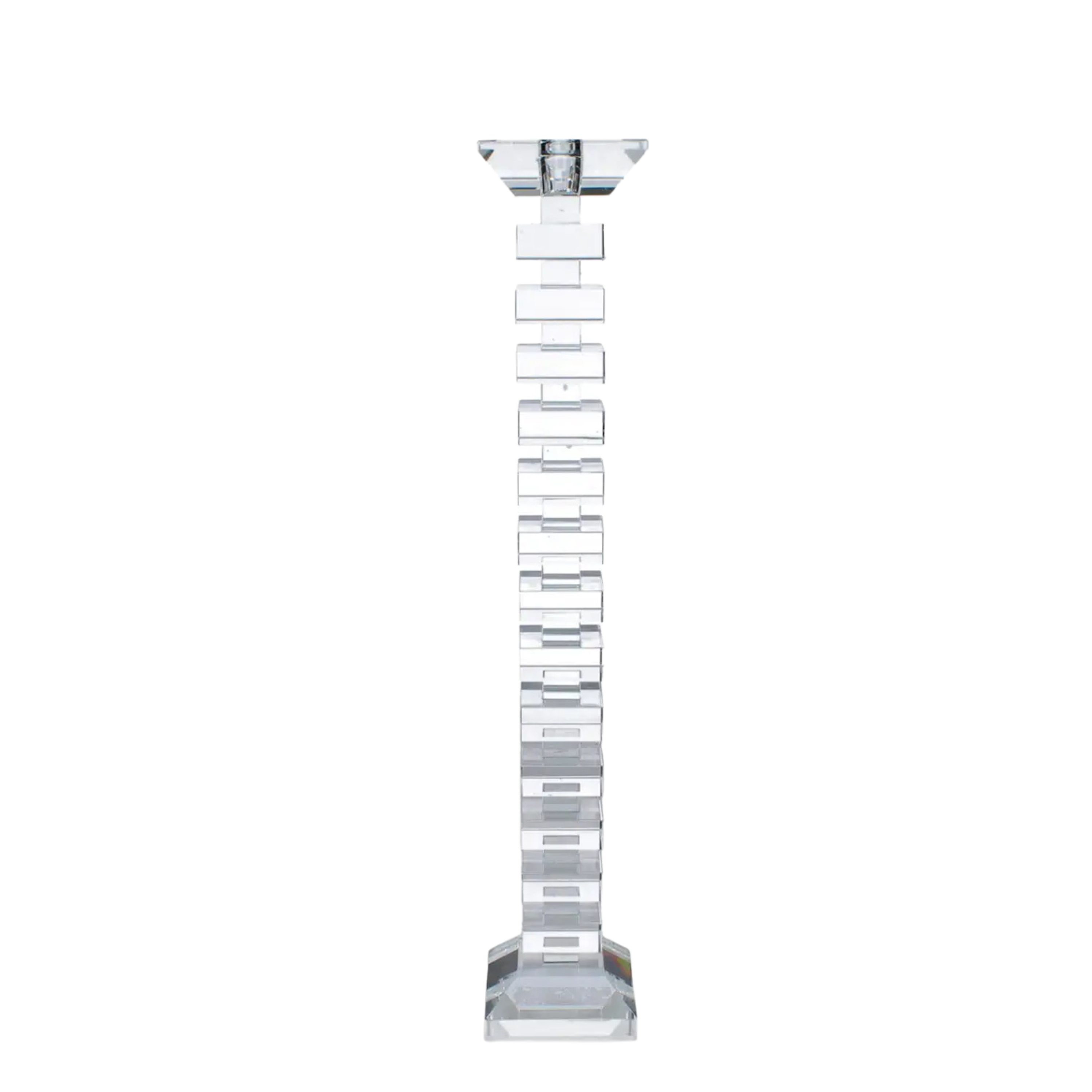 Candle Holder Crystal Clear