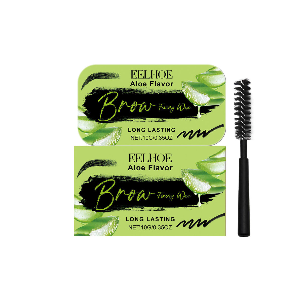Aloe Vera Eyebrow Wax, Long-Lasting Eyebrow Shaping, Natural Makeup, Sweatproof, Humidity Resistant ,1set