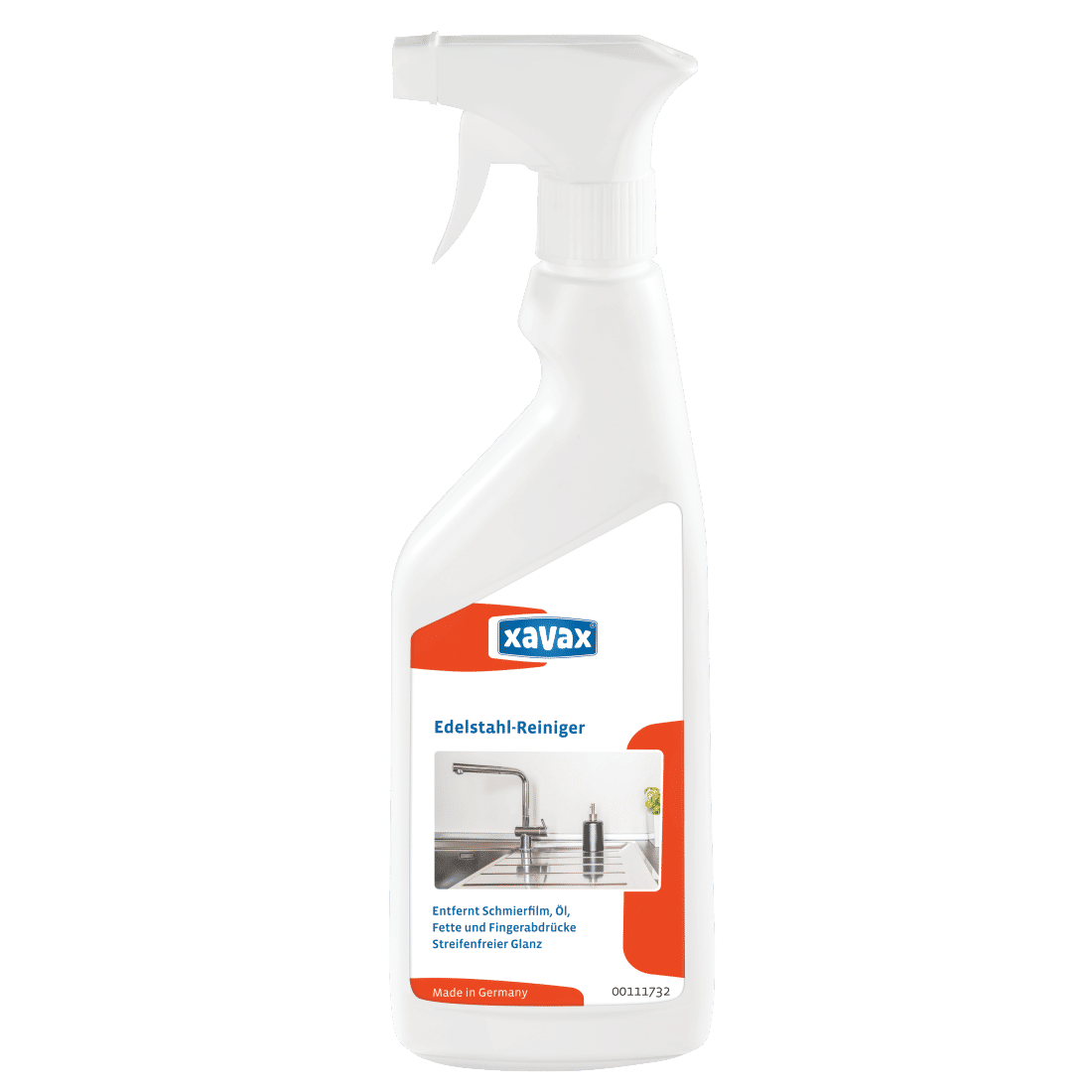 XAVAX 111732 STAINLESS STEEL CLEANER, 500 ML