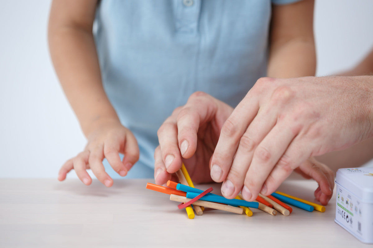 PlanToys Pick-Up Sticks — Wooden Classic Game