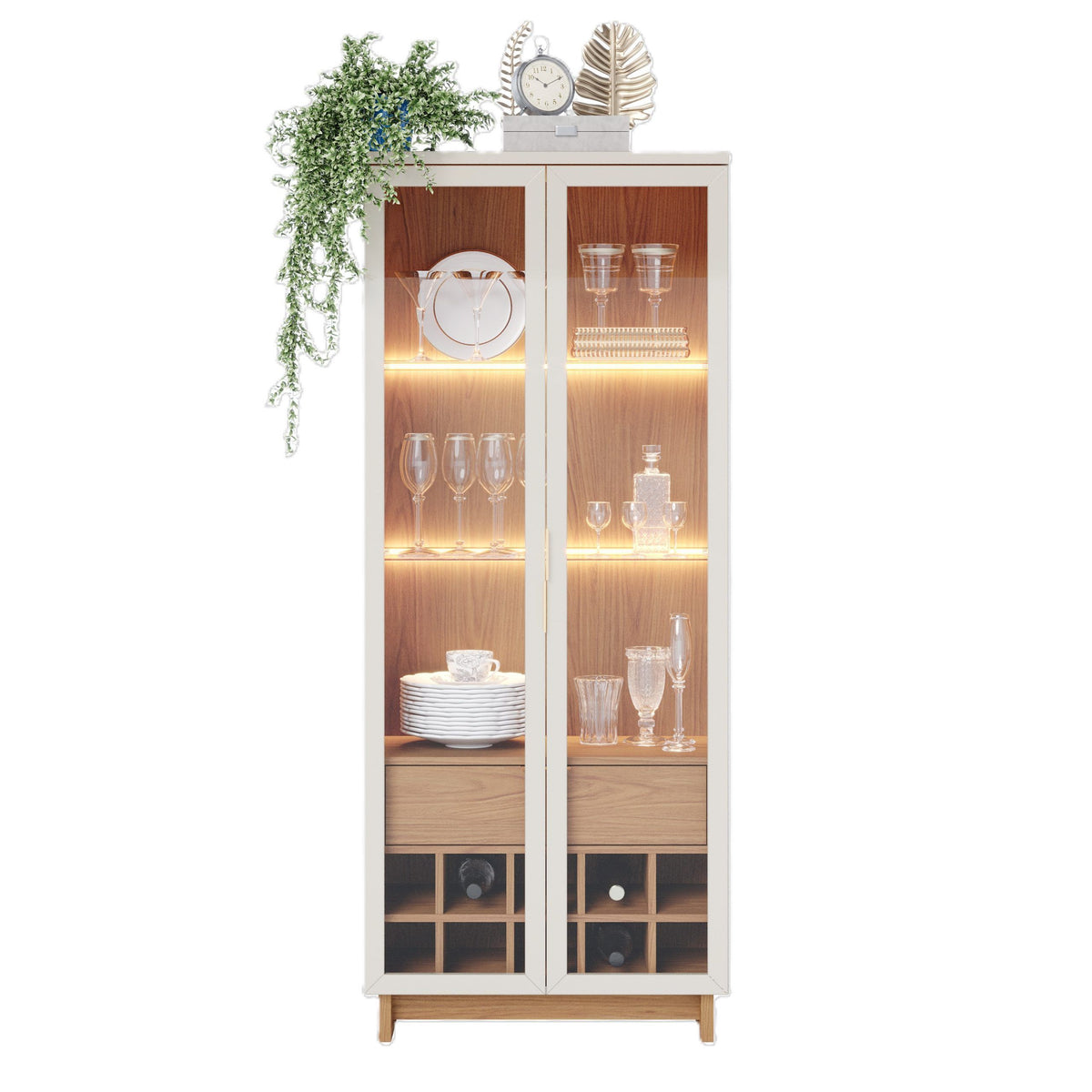 Guanabara Off White Display Cabinet