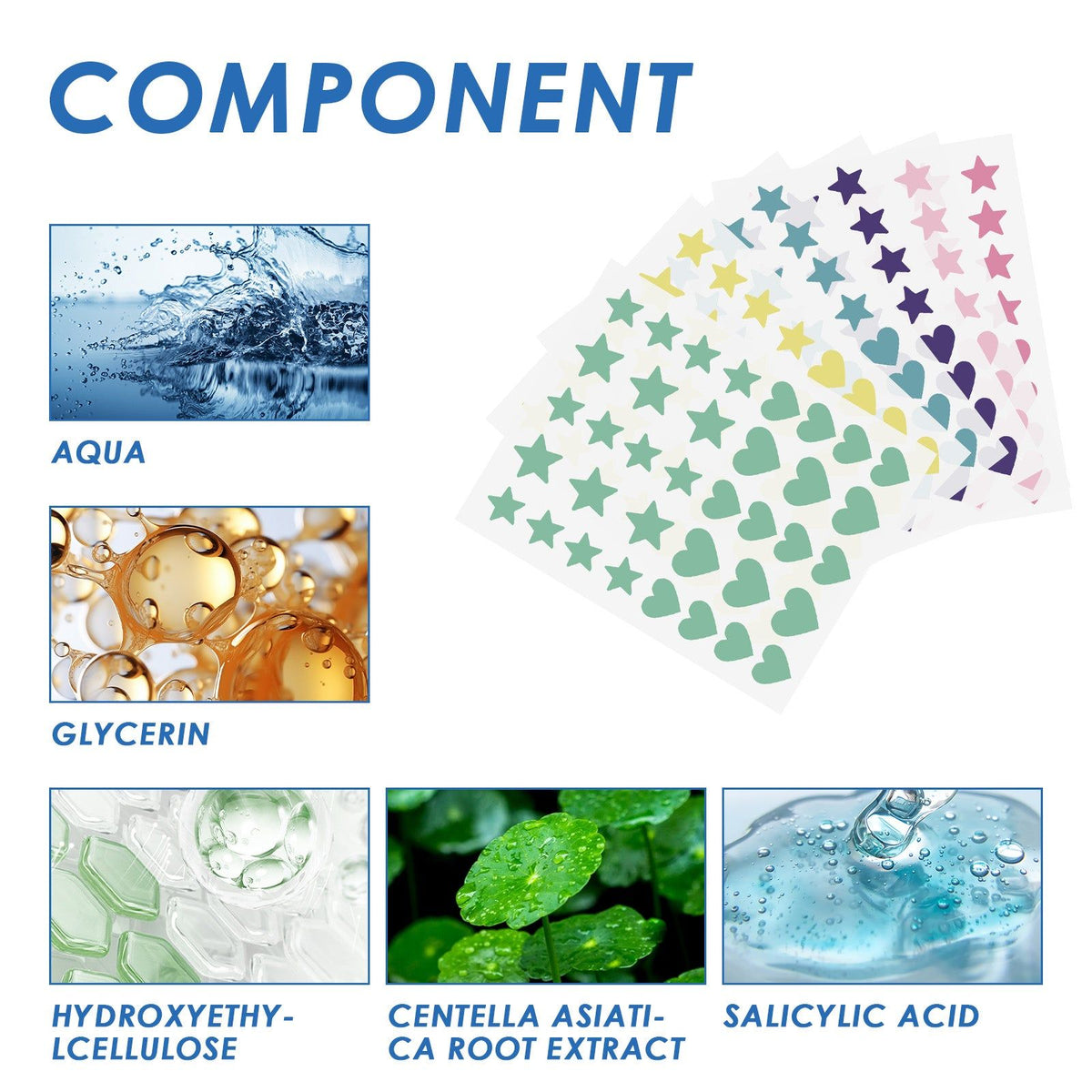 Reduce Acne Fast, Waterproof Breathable Pimple Patches, Clear Skin Solution ,216 patches
