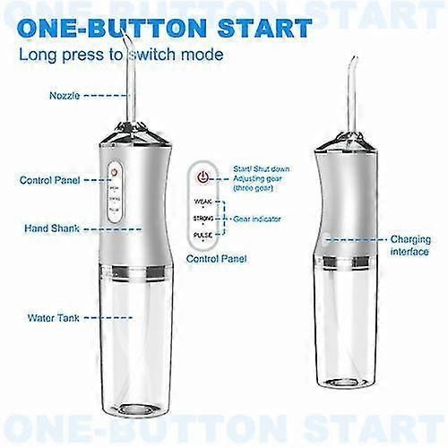 Water Jet Dental Teeth Flosser Electric Oral Irrigator Tooth Cleaner Floss