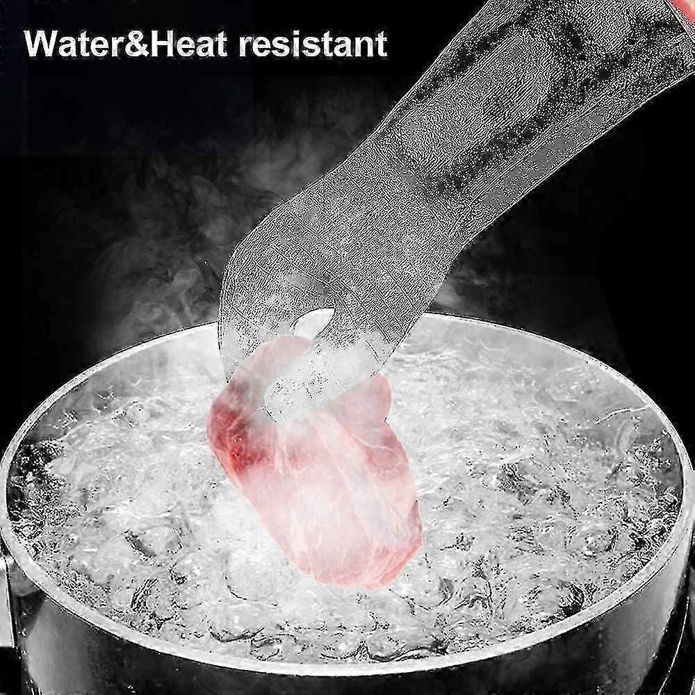 Long Sleeve Extreme Heat Resistant Gloves Mitts With Oil & Fireproof Protection