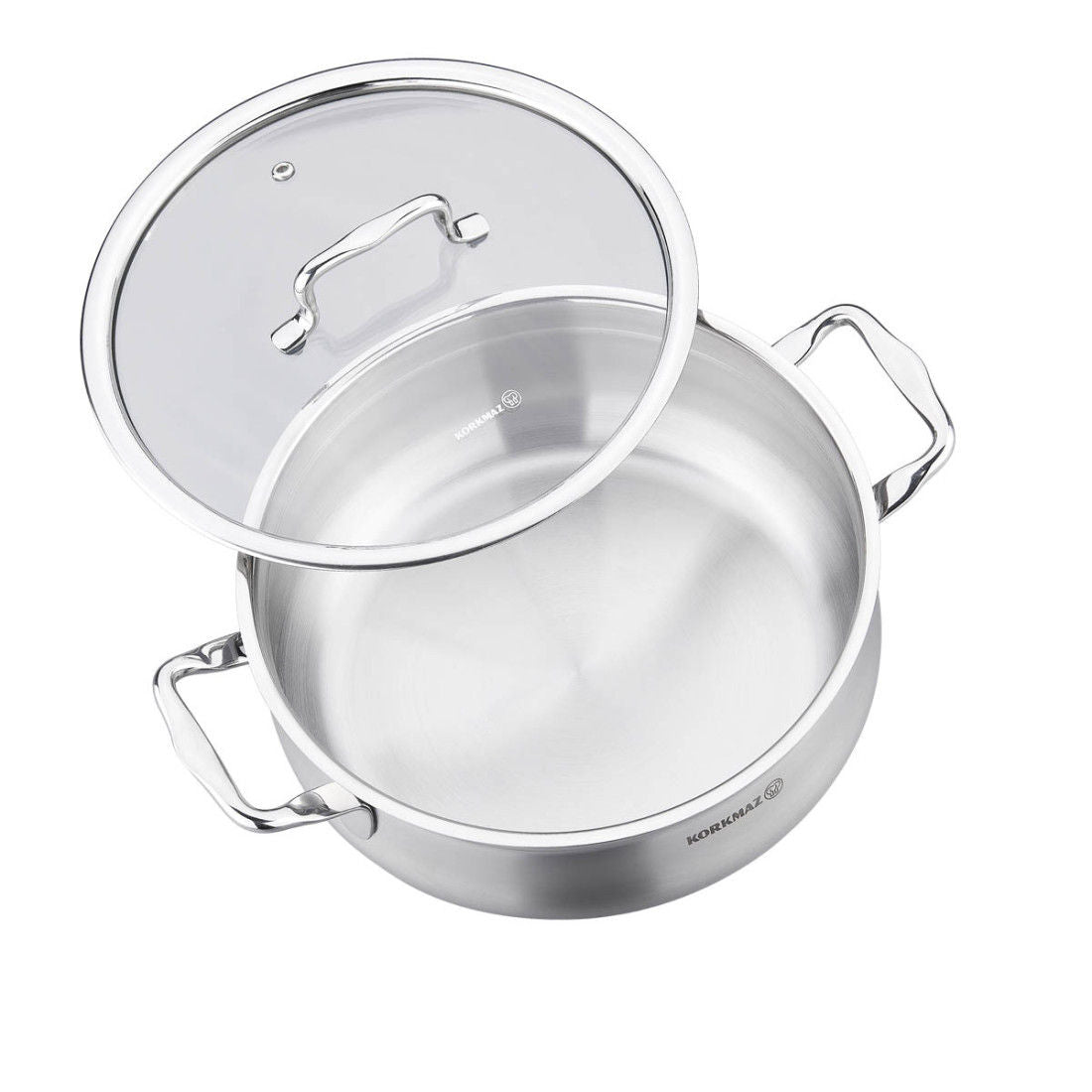 Korkmaz Estima 9-Piece Cookware set, Stainless Steel, A1959