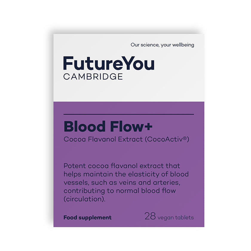 Blood Flow with CocoActive - Easy to Absorb Formulation - Vegan Suitable - 28 Day Supply - Developed by FutureYou Cambridge