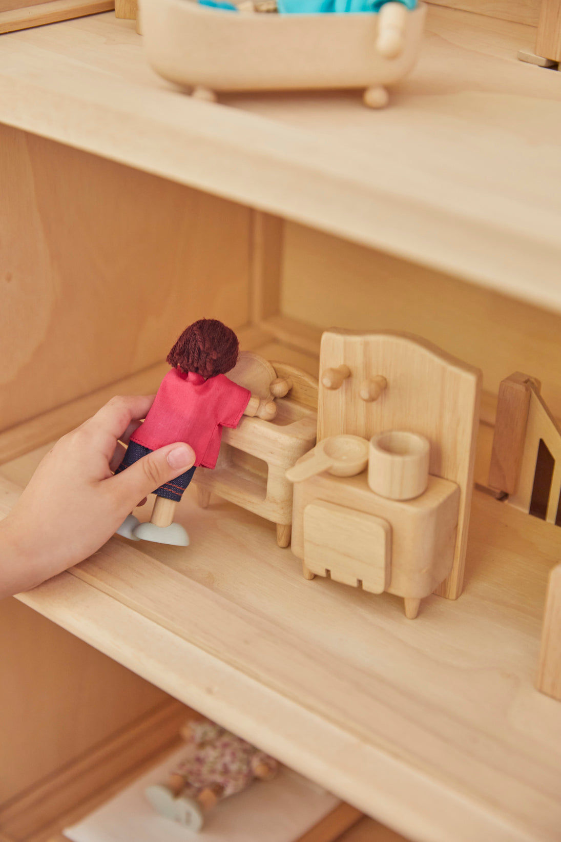 PlanToys Victorian Furniture Set — Wooden Dollhouse Furniture