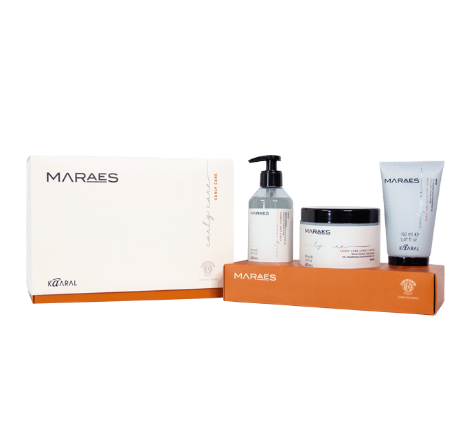 Kaaral Maraes Curly Care Hair Gift Set Shampoo Conditioner Cream