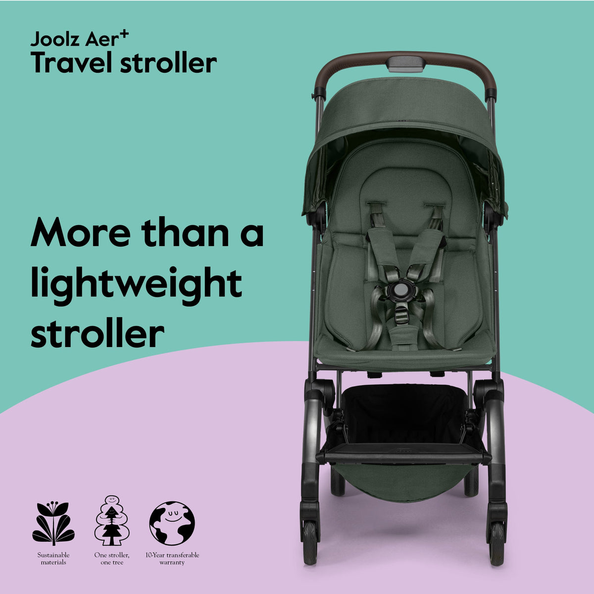 Joolz Aer+ Forest Green Stroller
