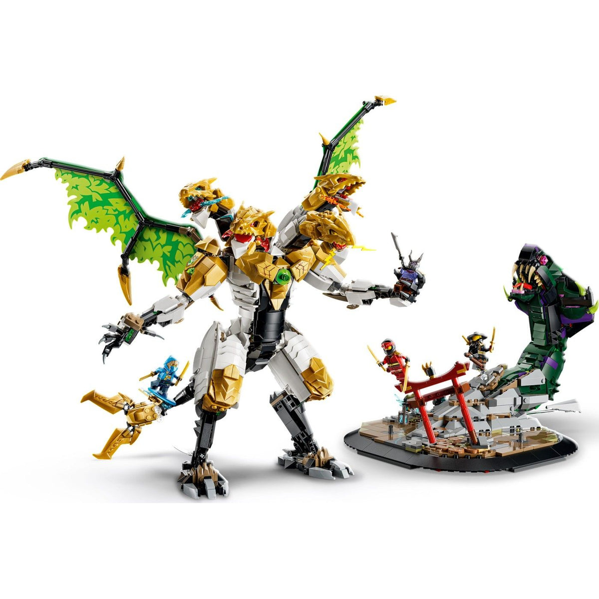 LEGO NINJAGO Ultra Dragon Battle Building Set, 2178 Pieces, For Age 12+ Years