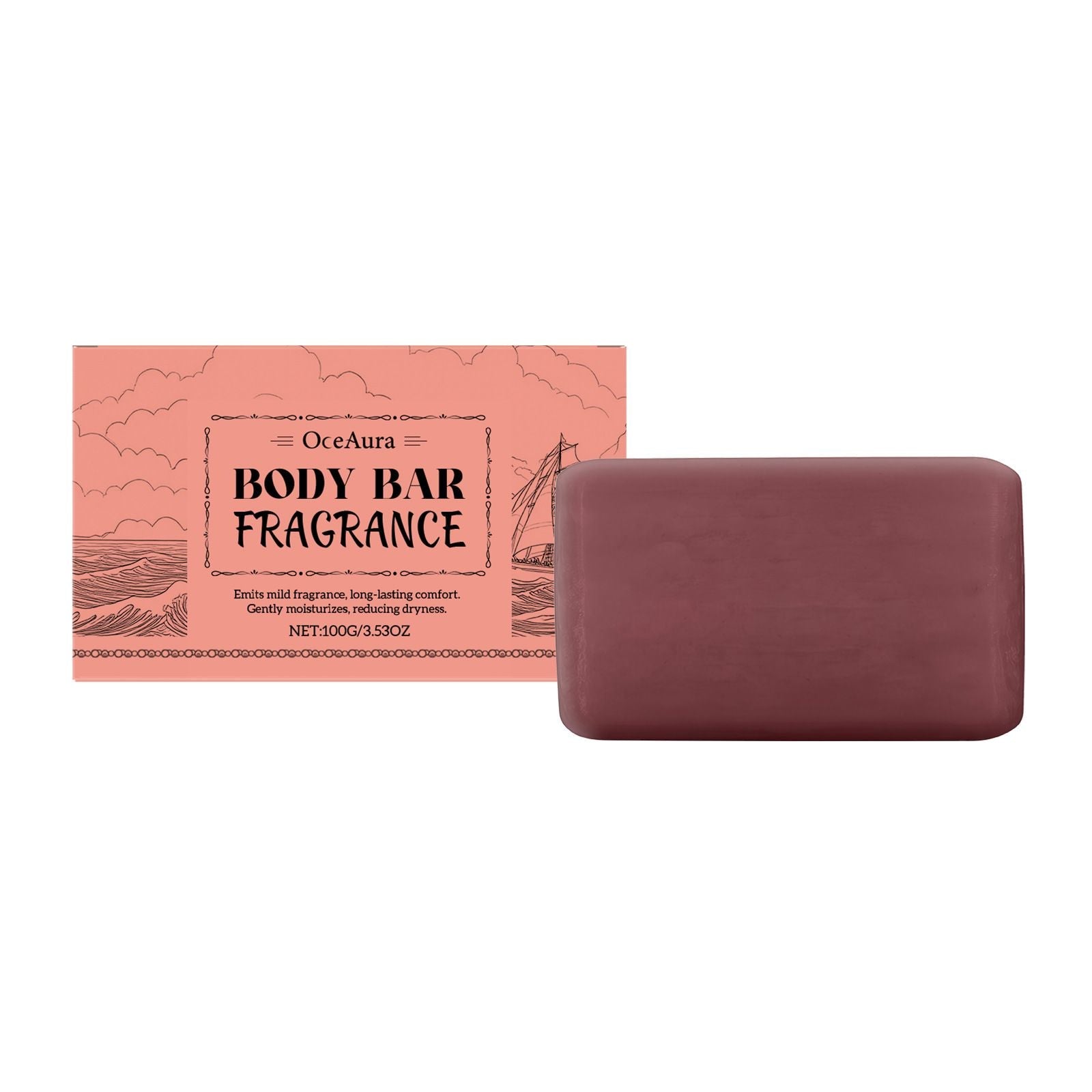 100g Fragrance Body Soap with Moisturizing and Gentle Cleansing