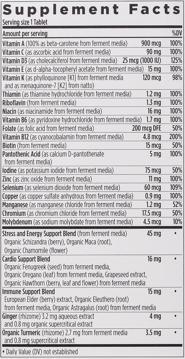 New Chapter Every Man's One Daily MULTIVITAMINS 72 Vegetarian Tablets (Dietary Supplement) (Orange)