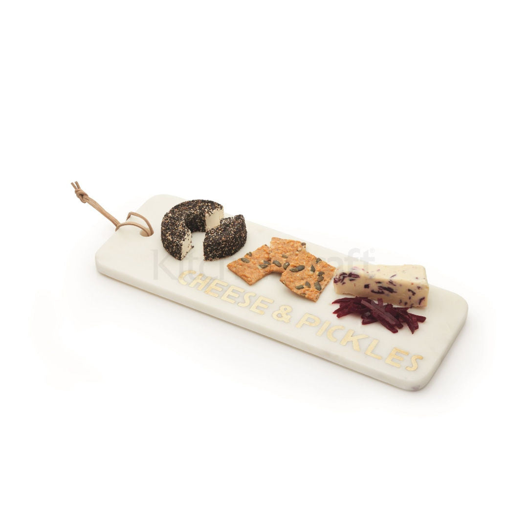 Kitchen Craft Artesa 40x15cm Marble Serving Board ARTSERVMRB