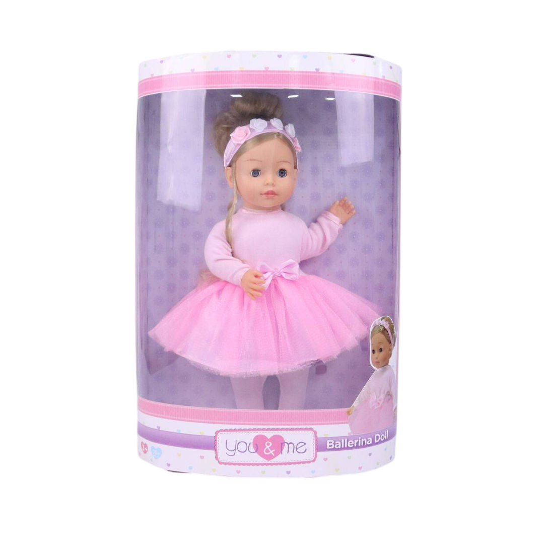 Bambolina Molly Ballerina Melody Doll, 40cm, Pink, 3+ Years