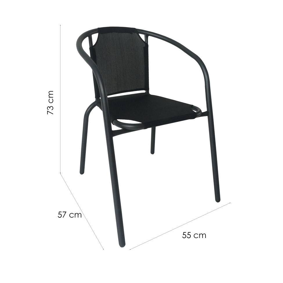 TNC Stacking Chair 52x57x73cm, TC‑SC024