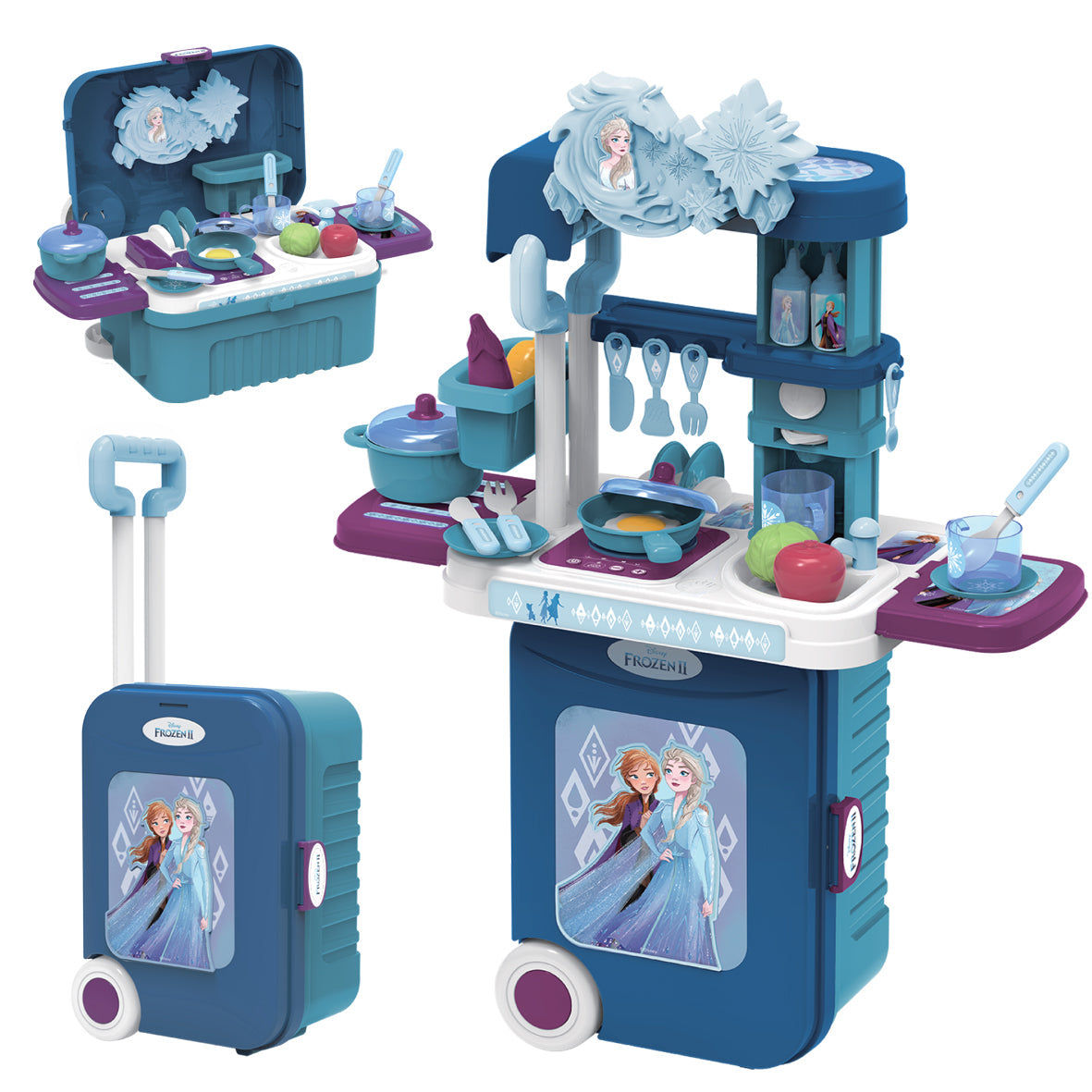 FROZEN2 KITCHEN TROLLEY CASE 3IN1