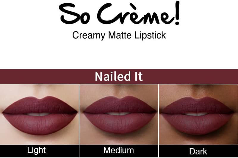 Nykaa So Creme! Creamy Matte Lipstick Nailed It