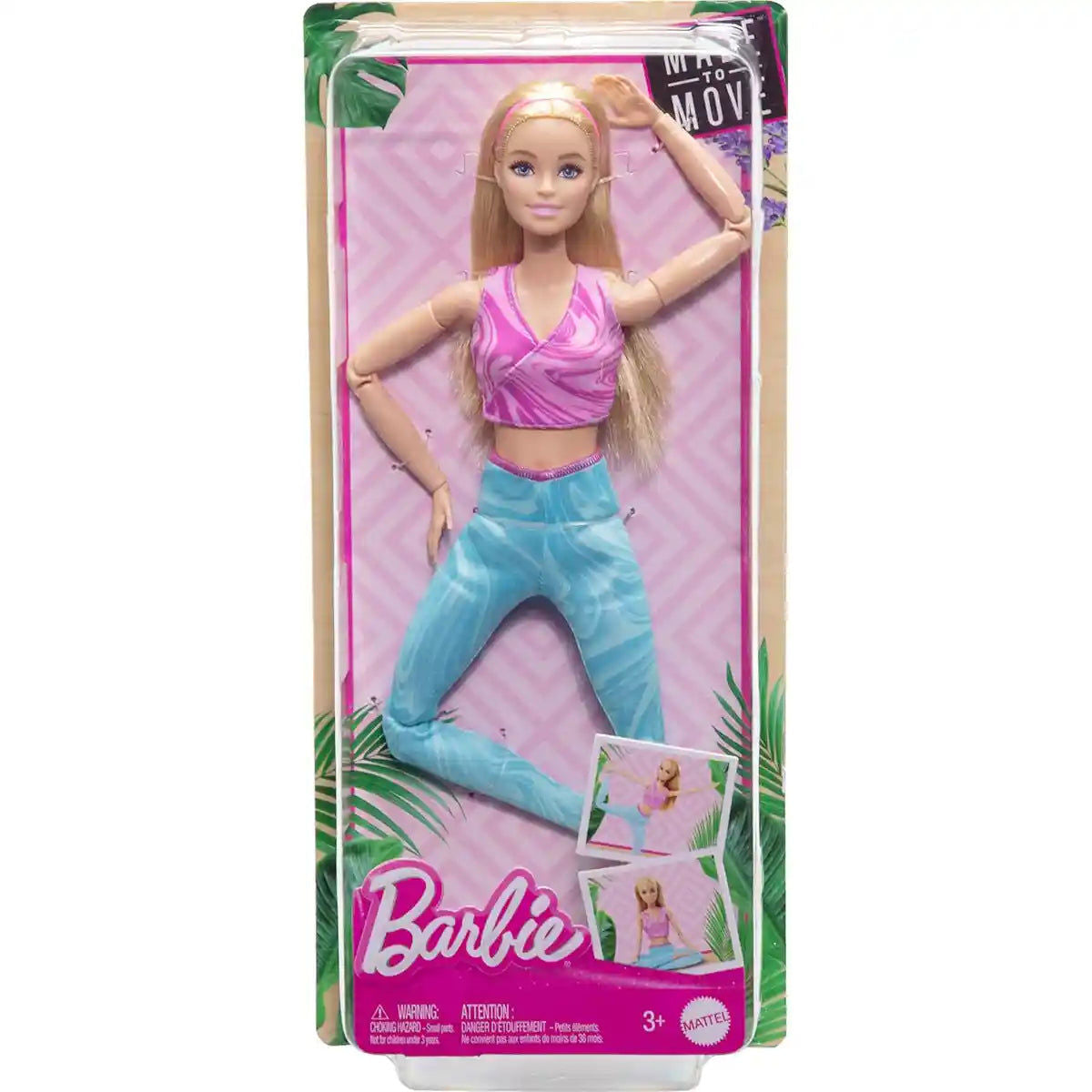 Barbie Made to Move Doll- Blonde
