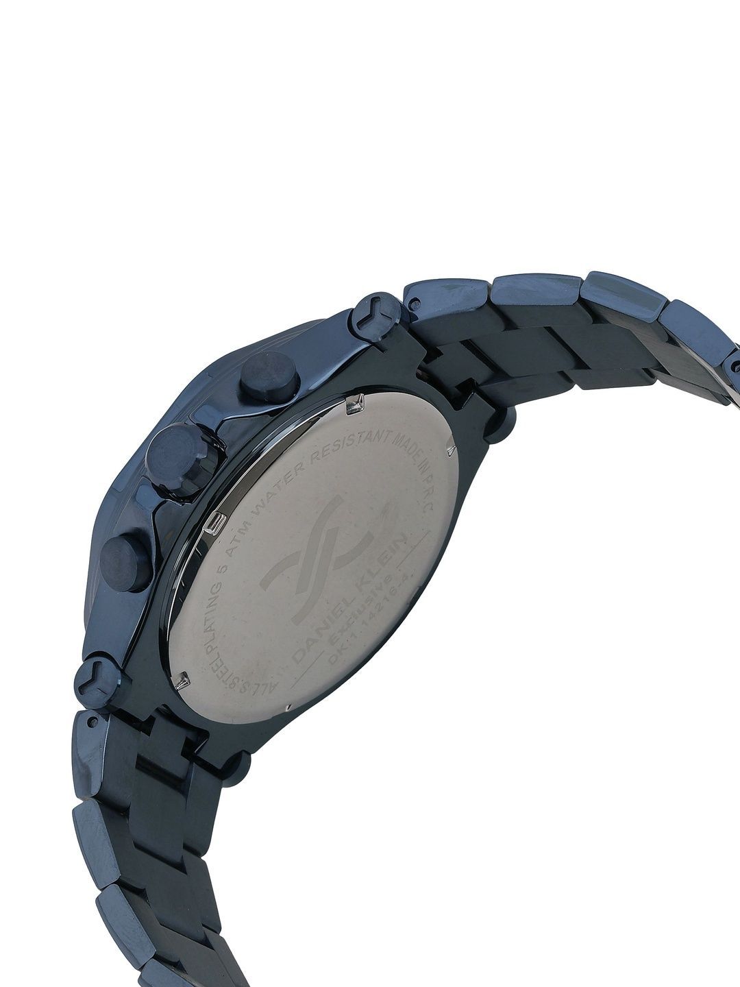 Daniel Klein Exclusive Sunray Dial Blue Stainless Steel Watch for Men, DK.1.14216-4
