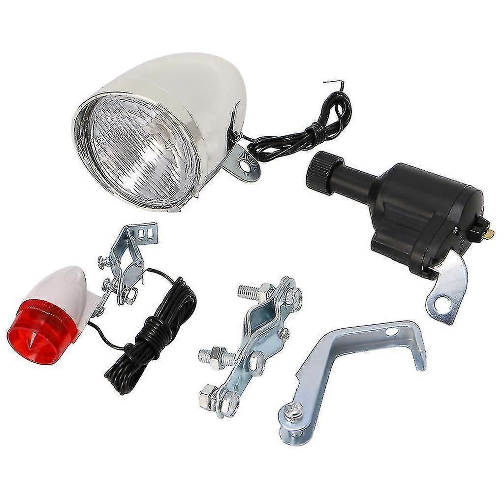Motorized Bike Bicycle Friction Dynamo Generator For Head Tail Light Acessories
