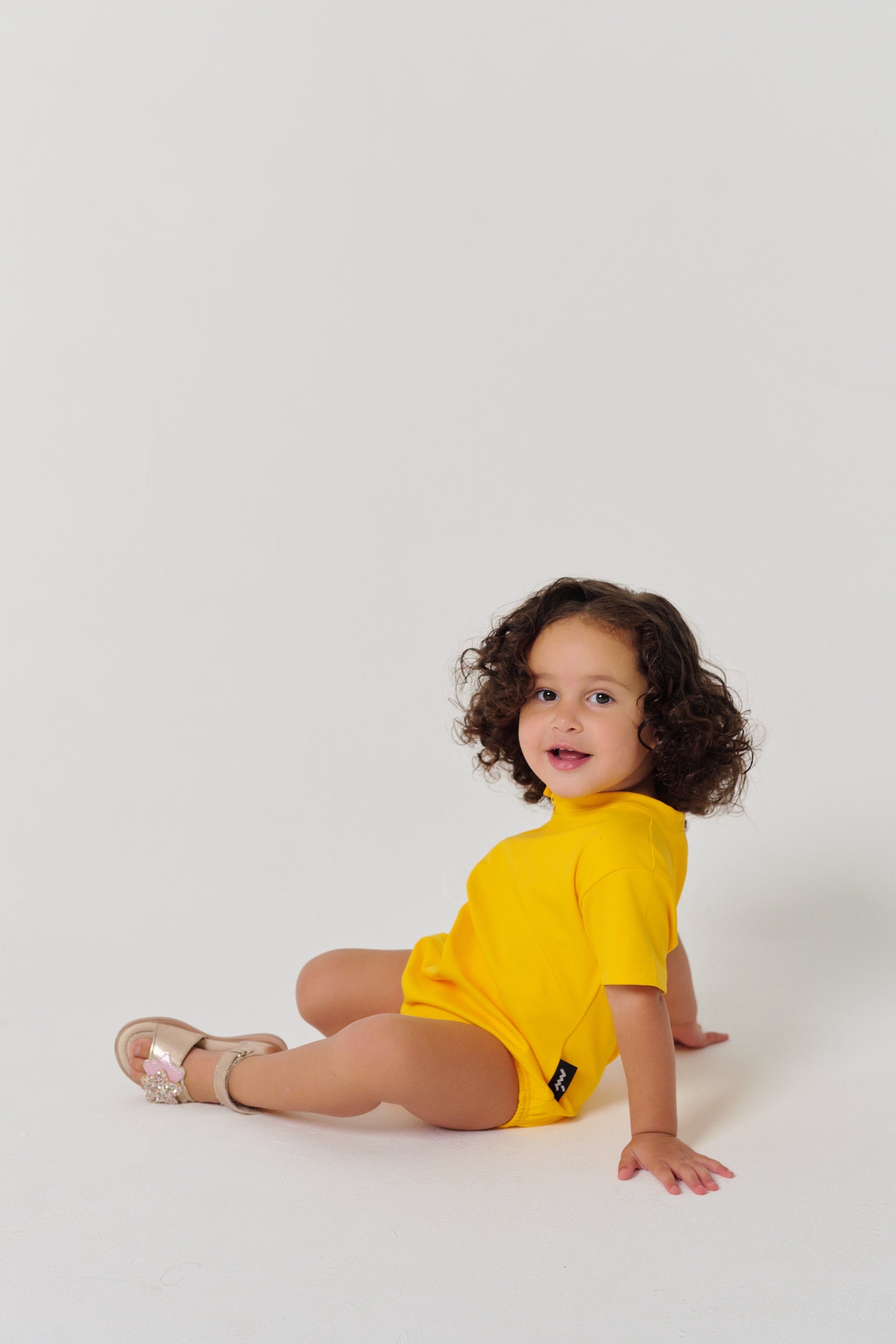 MULU Classic Unisex Baby Romper - Yellow