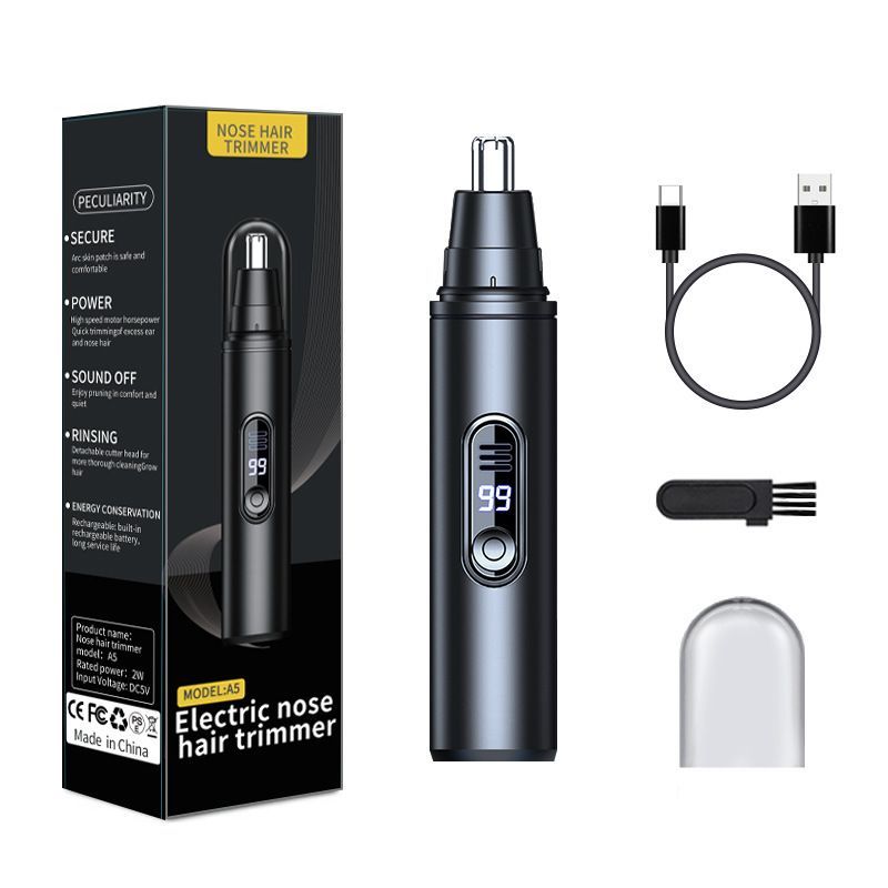 LED USB Type-C Nose Hair Trimmer