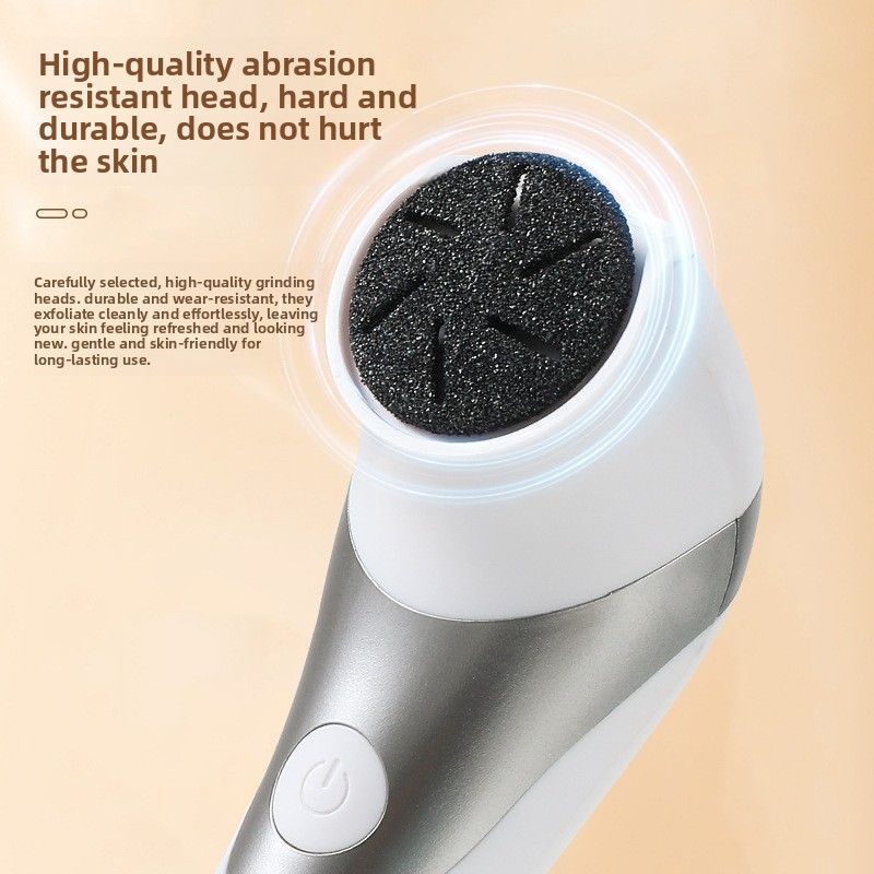 Rechargeable Electric Foot Callus Remover for Dead Skin White