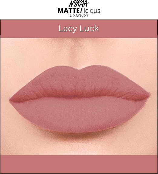 Nykaa Matteilicious lip crayon Kiss N Tell 06