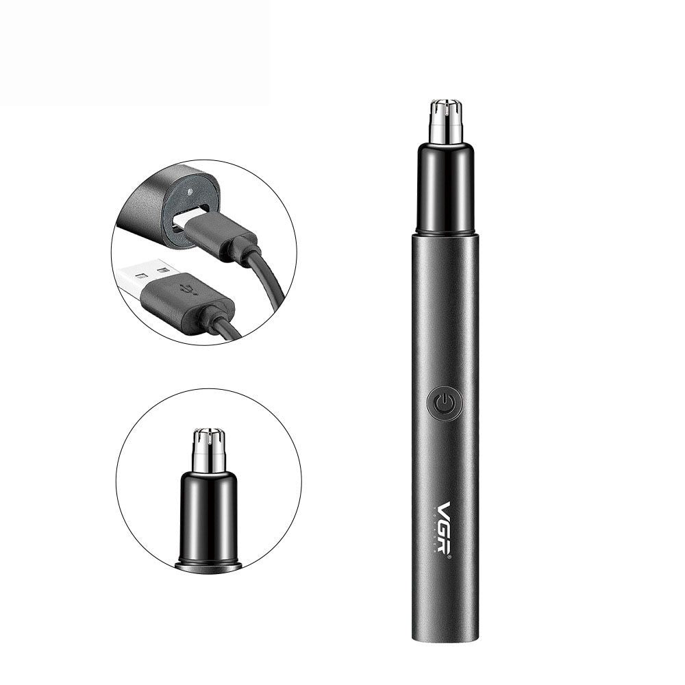2-in-1 USB Nose Hair Trimmer Kit