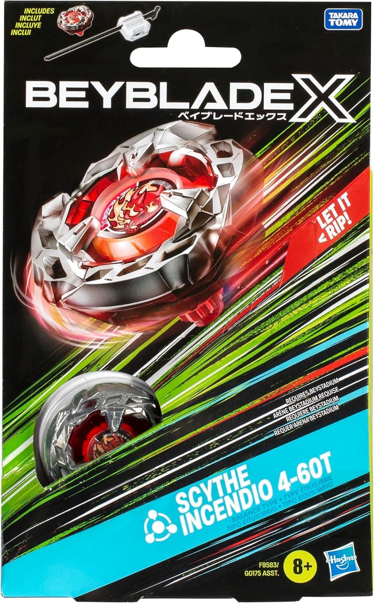 BBLADE X LAUNCHER SCYTHE INCENDIO 4 60T
