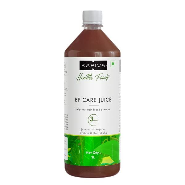 Kapiva BP Care Juice - 100% Ayurvedic Juice for Controlling Blood Pressure & Cholesterol Level | Arjuna, Shankhpushpi & 8 Other Herbs - Pack of 2