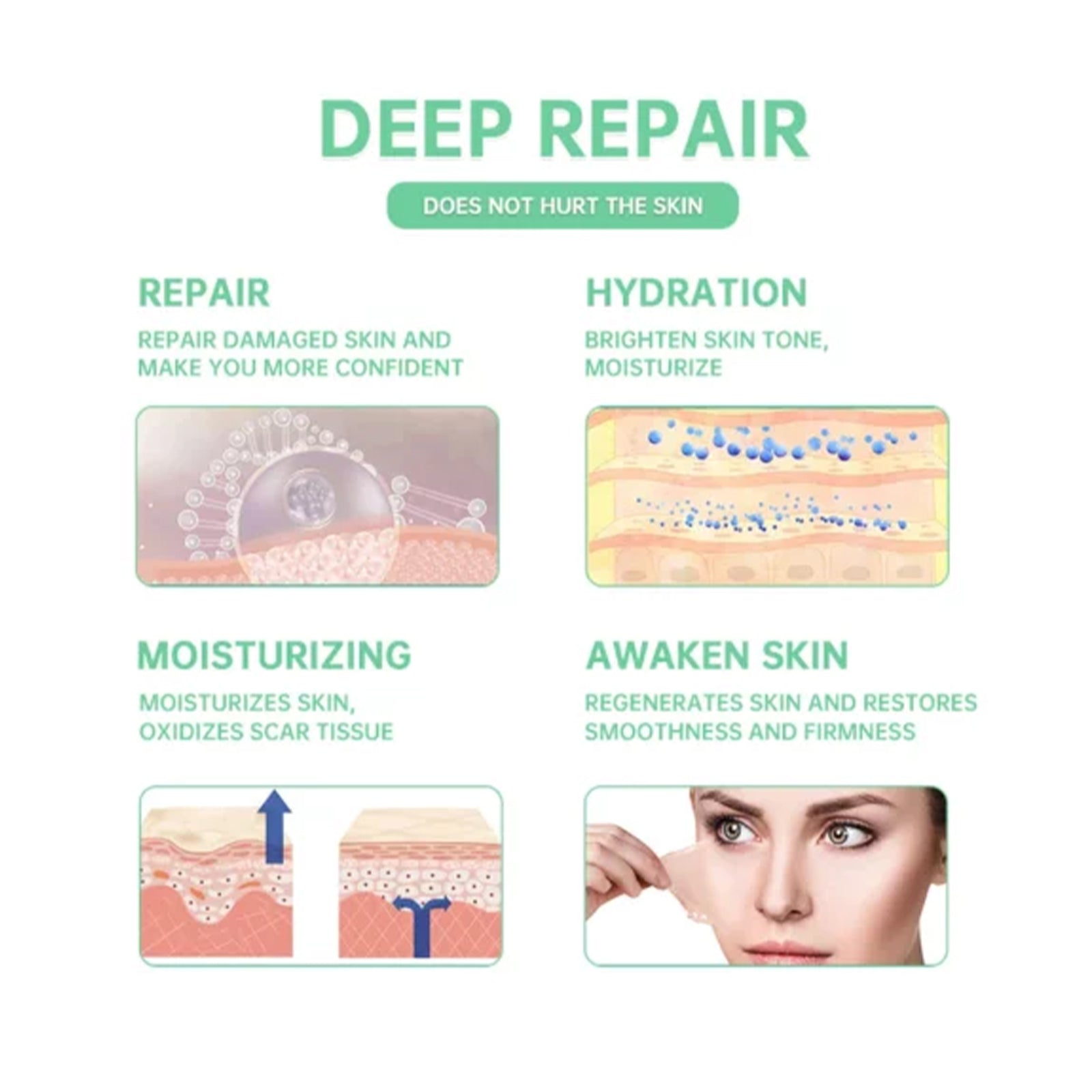 Scar Fade Spray, Pregnancy & Surgery Scar Repair, Moisturizing Skin Care ,20g